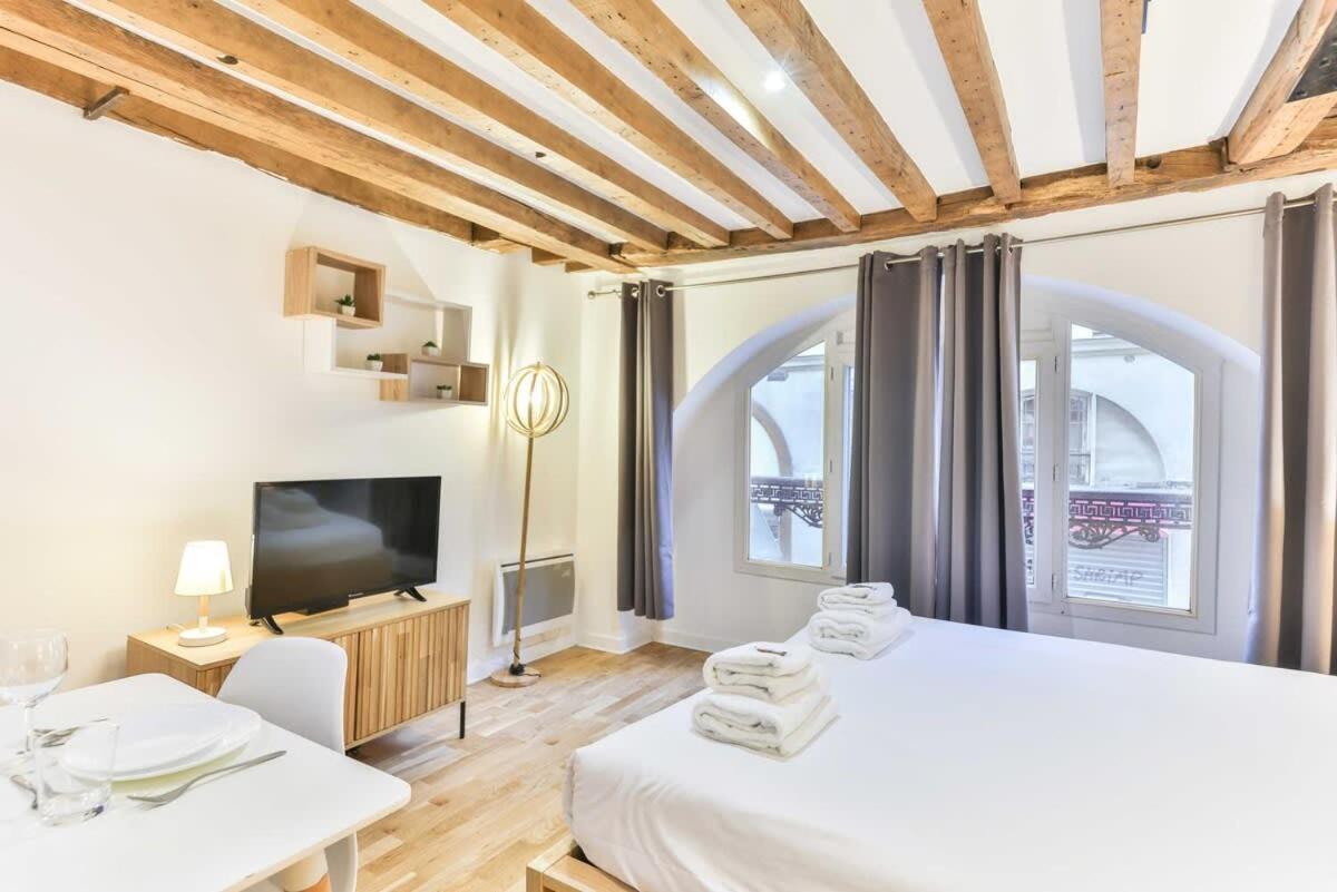 Ferienwohnung Dazzling Studio Caire Paris Exterior foto