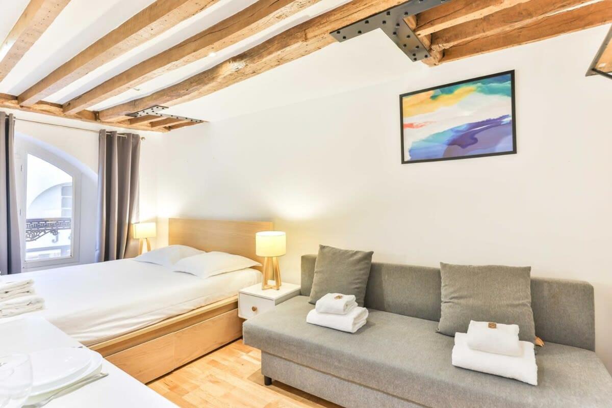 Ferienwohnung Dazzling Studio Caire Paris Exterior foto