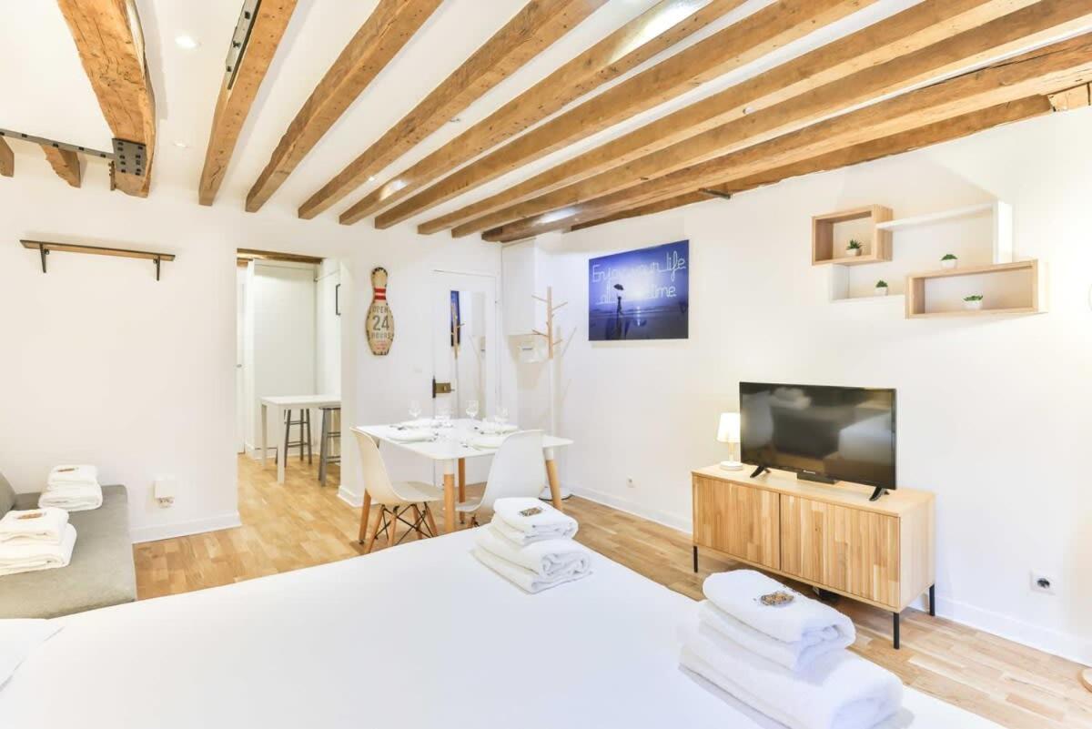 Ferienwohnung Dazzling Studio Caire Paris Exterior foto